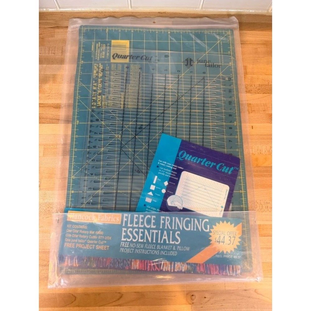 Hancock Fabrics Fleece Fringing Essentials Kit Olfa Mat June Tailor Quarter Cut